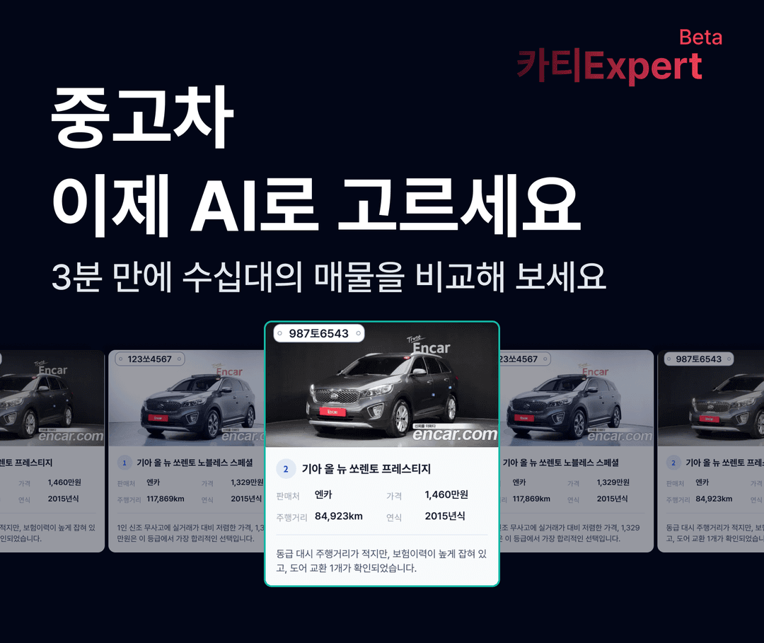 카티Expert 홍보 배너